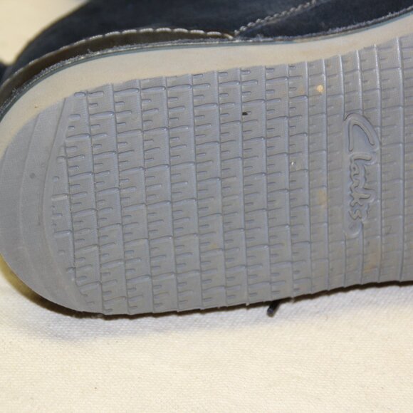 Clarks Collection Men's Chukka Boots Size 11.5 Suede Blue - Picture 9 of 13